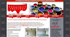Desktop Screenshot of annapoliscoatings.com